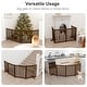 preview thumbnail 32 of 57, Wooden Freestanding Panels Pet Gate