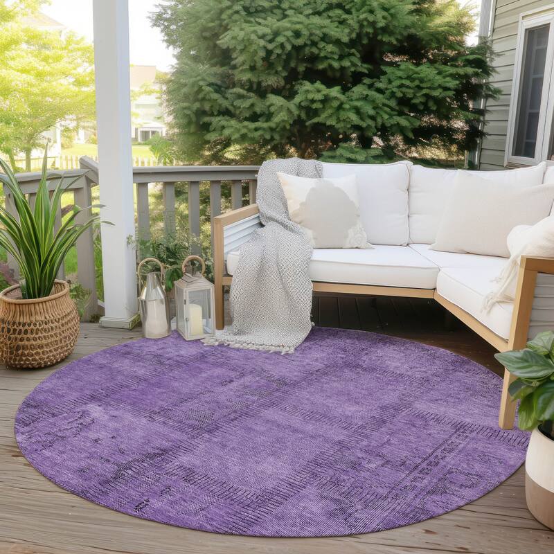 Machine Washable Indoor/ Outdoor Chantille Boho Moroccan Rug