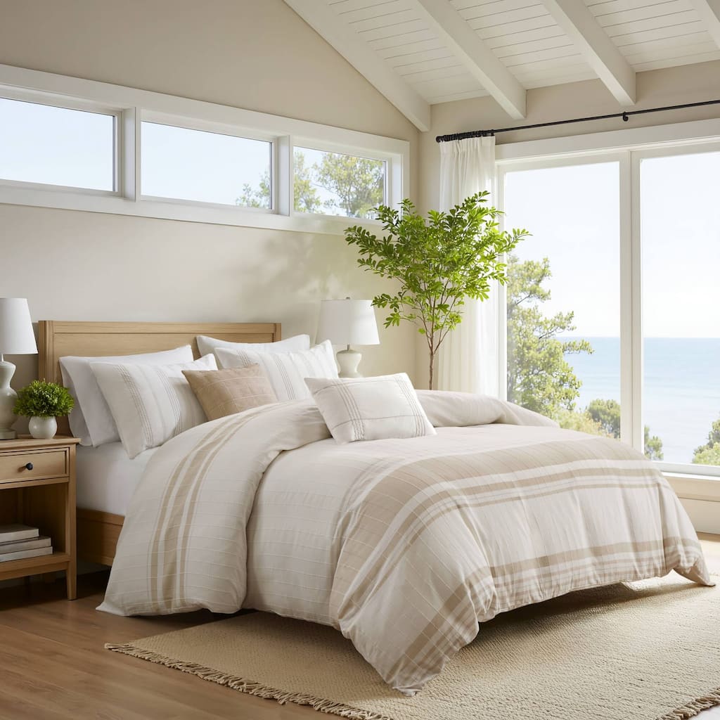 Harbor House Living Morgan 5 Piece Cotton Jaquard Duvet Set