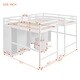 preview thumbnail 3 of 9, Multifunctional Design Double Twin Loft Beds
