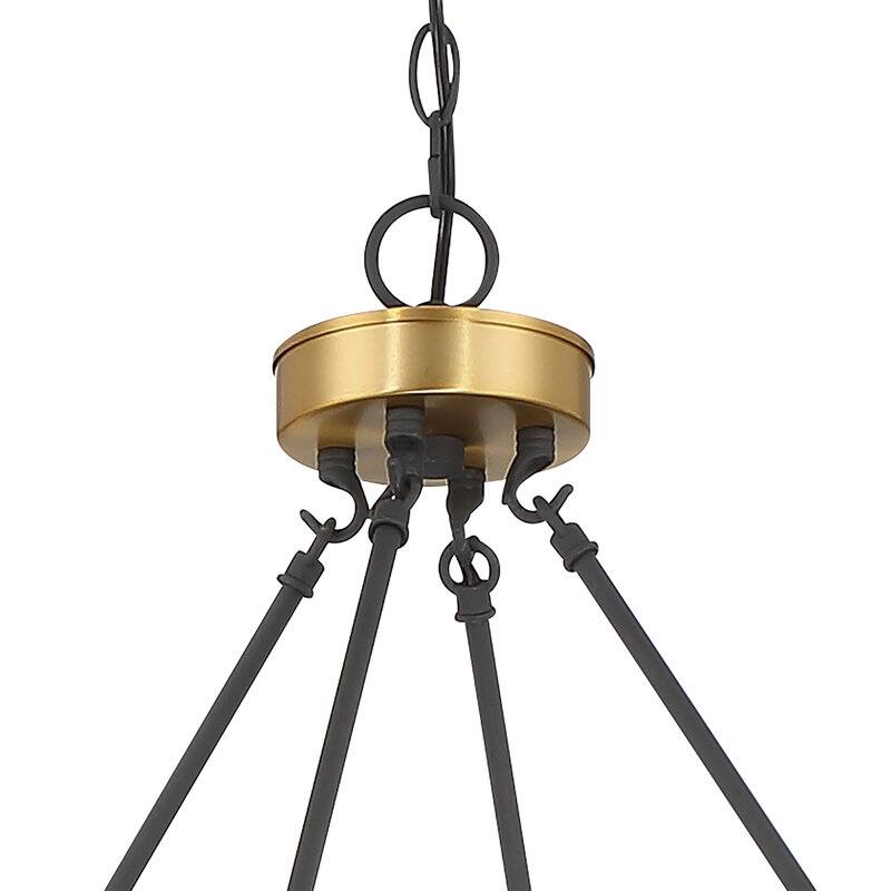 47In Farmhouse 16-light Large Round Wagon Wheel Candle Chandelier - 47'' D X 140'' H