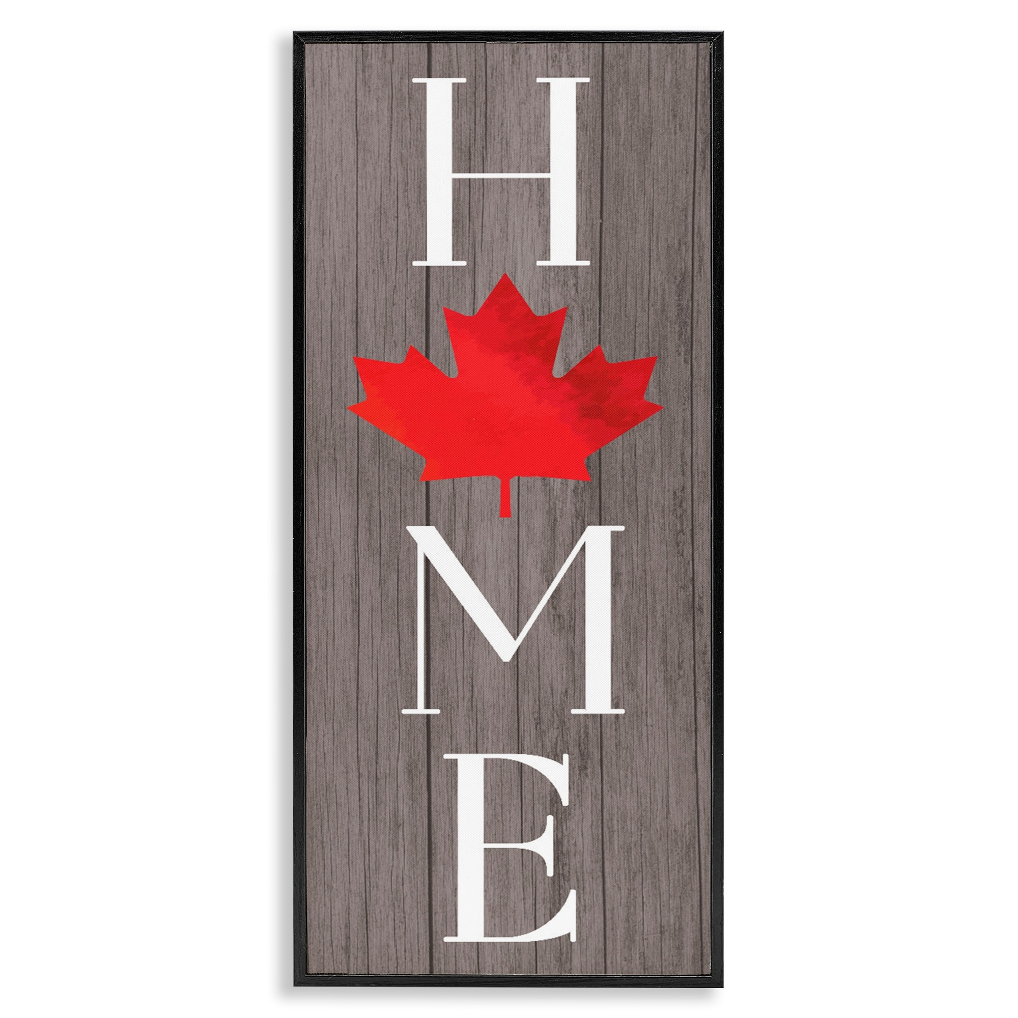 Stupell Rustic Maple Leaf Home Framed Giclee Art Design By Lil' Rue