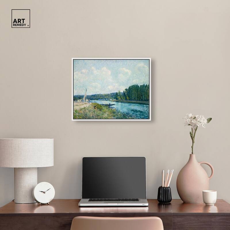 Sisley Banks of the Oise Canvas by Art Remedy