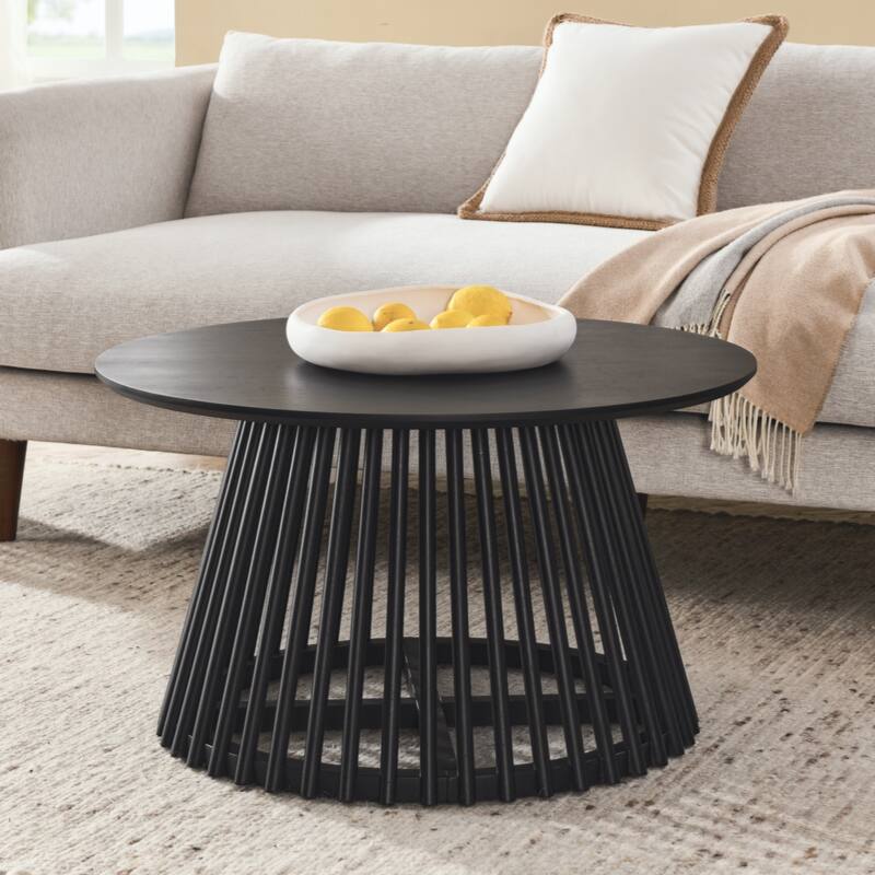 Modern minimalist coffee table, solid wood coffee table suitable for both home and office.
