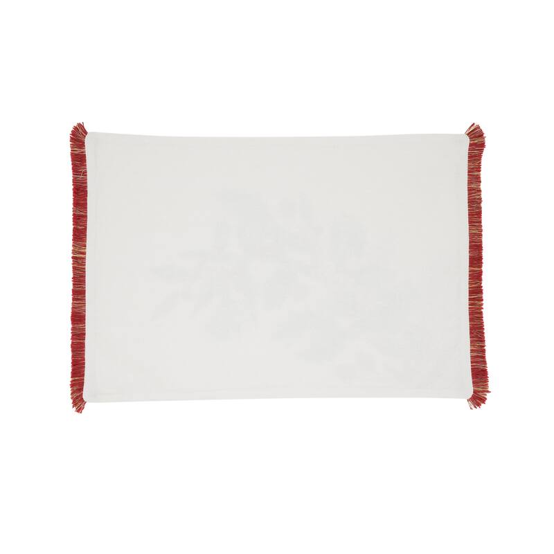 Holly Branch Placemat (Set of 4) - 13"x19"