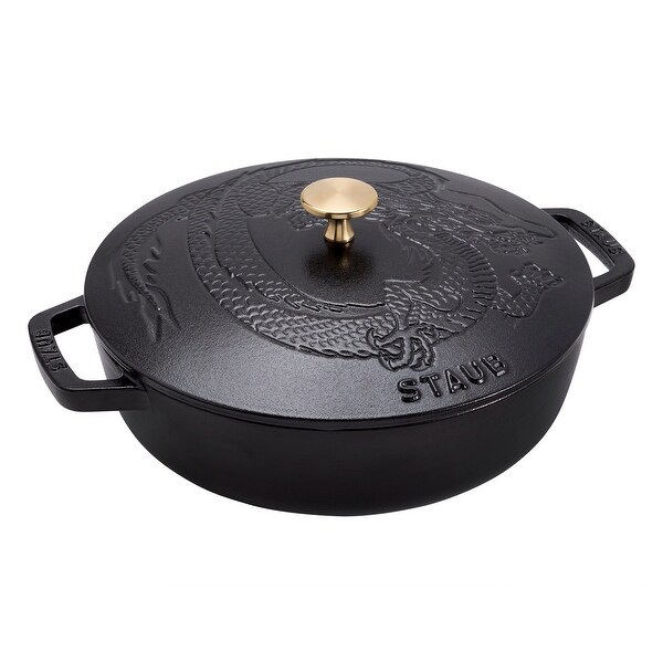 D★さん専用　STAUB　6枚セット　　　【新品未使用】 Staub Cast Iron 2.5-qt Braiser with Dragon Lid - Bed Bath & Beyond