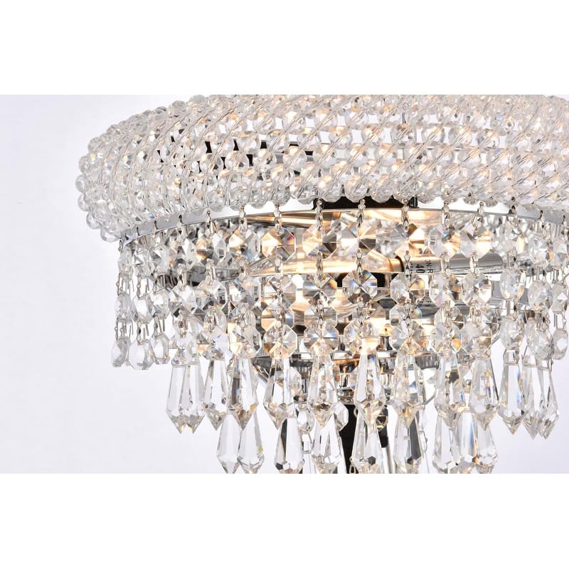 Fleur Illumination 2 light Chrome Wall Sconce