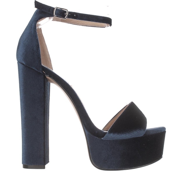 steve madden blue platform sandals