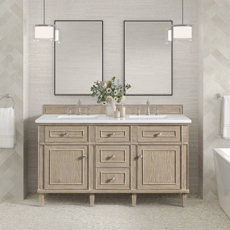 James Martin Vanities 424-V60D-3WZ Lorelai 60" Double Basin Wood