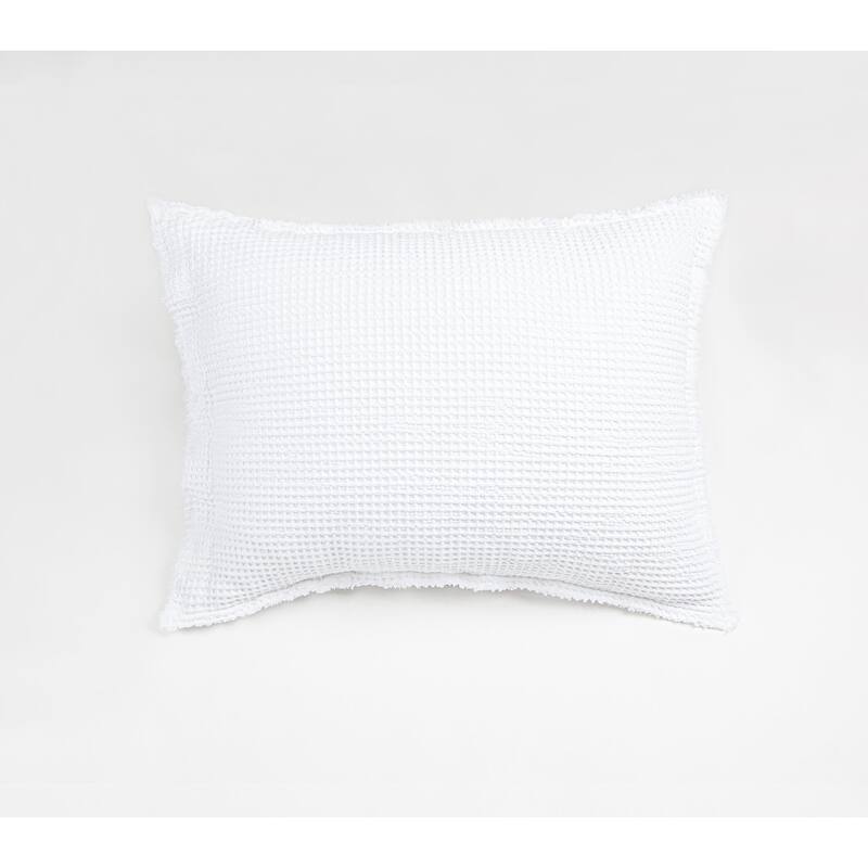Tipton Matelasse, Cotton, White, Sham - White - Standard