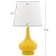 preview thumbnail 2 of 1, SAFAVIEH Kids Lighting 18-inch Amy Yellow Mini Gourd Table Lamp - 9"x9"x17.5"