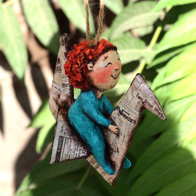 Novica Handmade Childhood Dreams Papier Mache Ornament