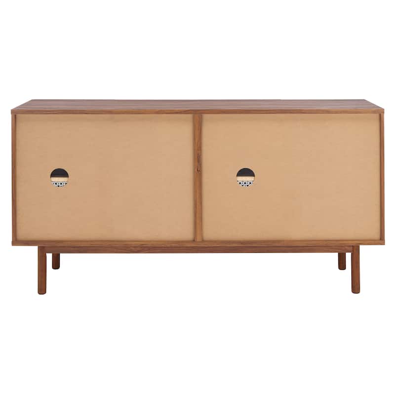 SAFAVIEH Micaela 63-inch 4-Door Storage Media TV Stand - 63.1" W x 16.3" D x 31.7" H - 63Wx16Dx32H