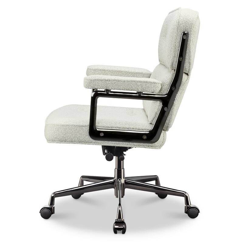 Lobby Chair with Lumbar Support Ergonomic Mid-Back Executive Chair