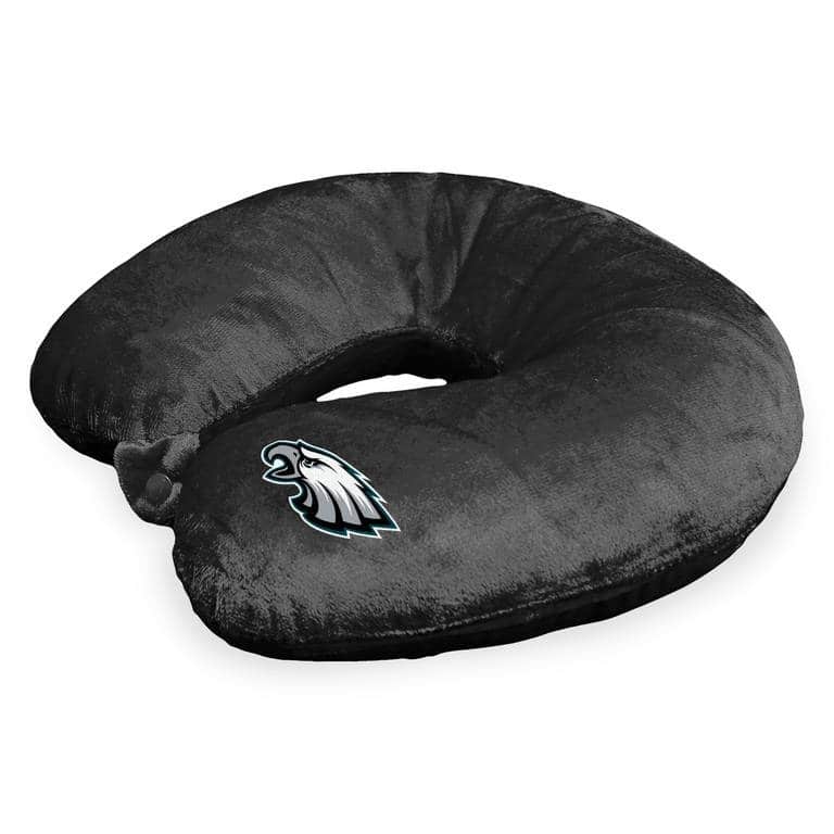 NFL Black Travel Neck Pillow