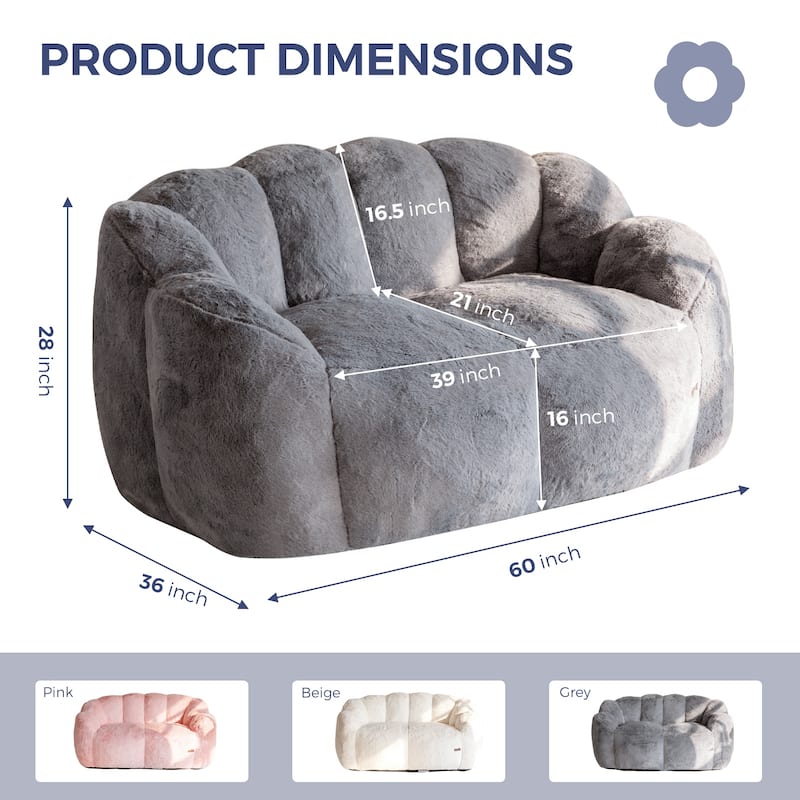 Floral Shaped Bean Bag Chair