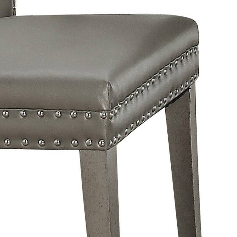 Champagne Tufted Side Chairs (Set of 2) - Grey
