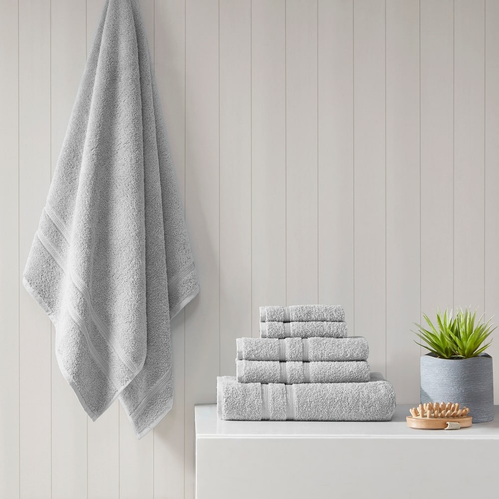 Aegean 100-percent Turkish Cotton 6 Piece Towel Set by 510 Design