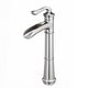 preview thumbnail 1 of 12, Vibrantbath Bathroom Vessel Sink Faucet Waterfall Single Handle One Hole Brushed Nickel
