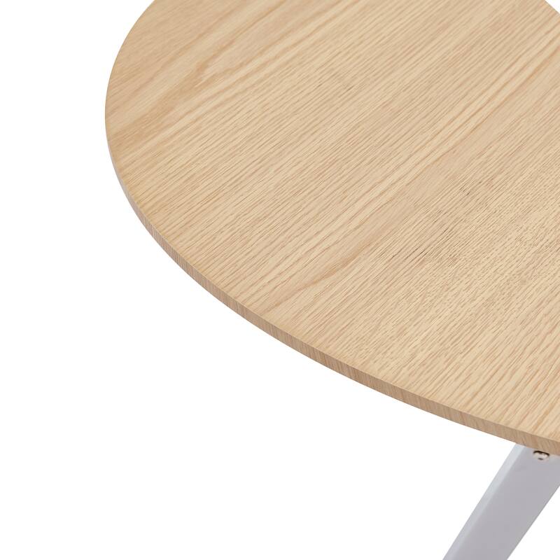 37Inch Round Dining Table, Small Round Kitchen Table With Golden Metal Legs, Suitable For 2 To 4 People