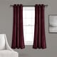 preview thumbnail 36 of 95, Porch & Den Lapeyrous Velvet Solid Room Darkening Window Curtain Panel Set