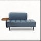 preview thumbnail 14 of 28, 55"W Faux Leather End of Bed Bench With side table