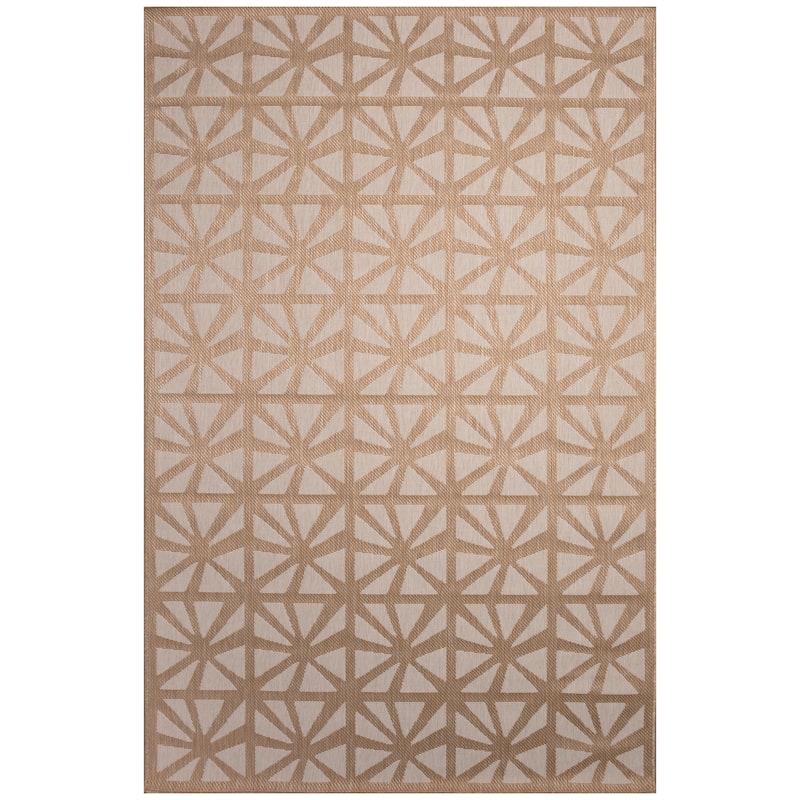 Liora Manne Carmel Tonga Tile Indoor/Outdoor Rug - 3'3" x 4'11" - 3'3" x 4'11"/Sand