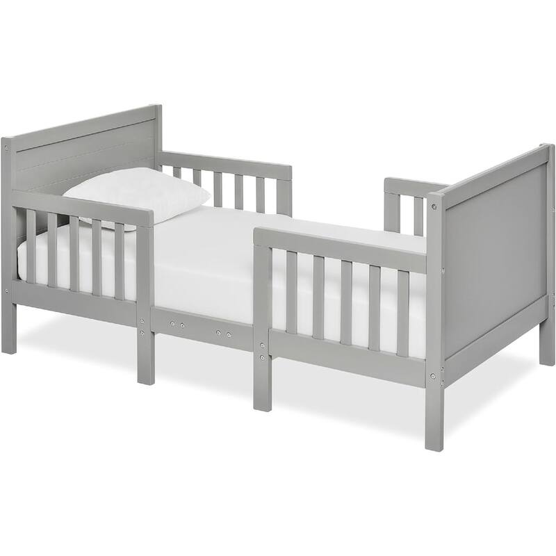 Dream On Me Hudson 3 in 1 Convertible Toddler Bed Cool Grey - Grey - Toddler