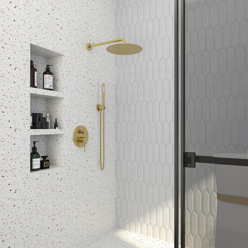 2-Function 10-In Wall Mounted Shower System