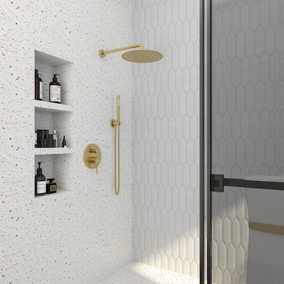 2-Function 10-In Wall Mounted Shower System