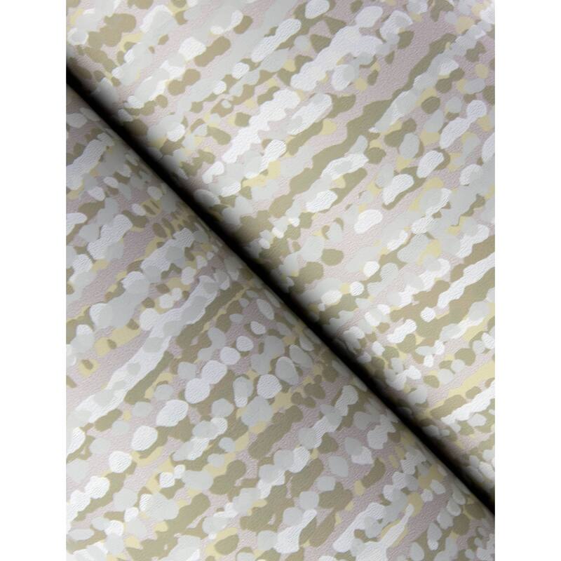 A-Street Prints Corliss Neutral Beaded Strands Wallpaper