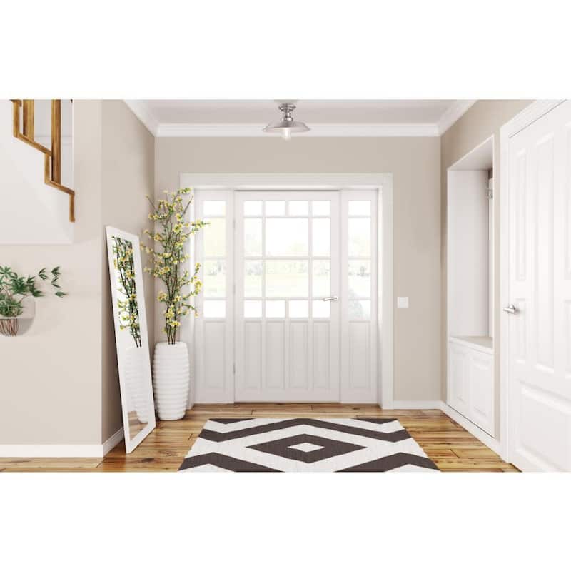 Roseto Red Deer Single Light 12" Wide Semi-Flush Ceiling Fixture