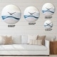 preview thumbnail 4 of 9, Designart '3D Wave of Water Splash' Oversized Modern Wall CLock