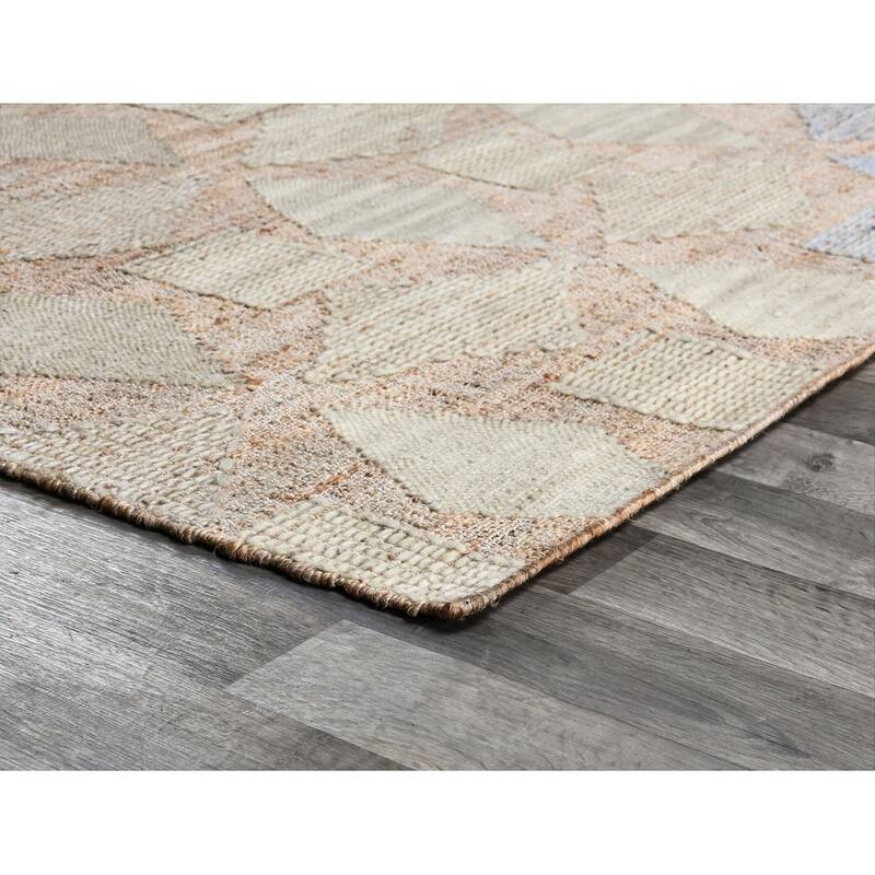 Jules Natural Multi Handwoven Area Rug by Kosas Home