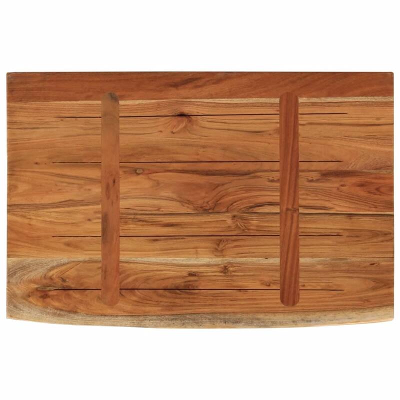 vidaXL Wall Shelf Natural Solid Acacia Wood Durable