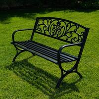 Buy Aluminum Black Outdoor Benches Online At Overstock Our Best