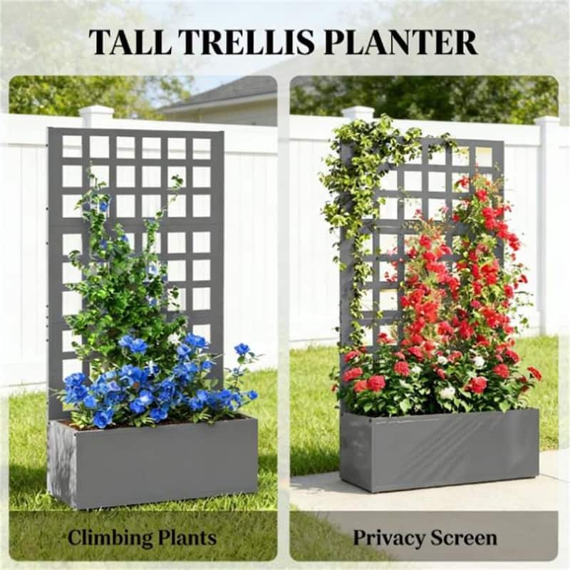 Elevated Garden Bed, Planting Box, Plant Rack, Black