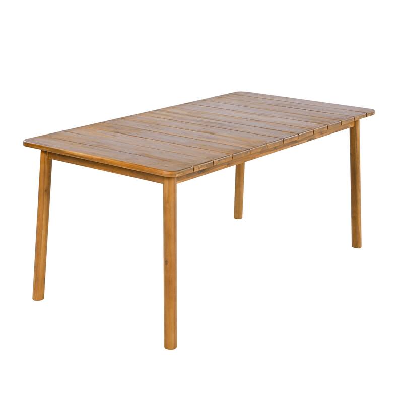 Christopher Knight Home - Cassian Acacia Wood Outdoor Dining Table