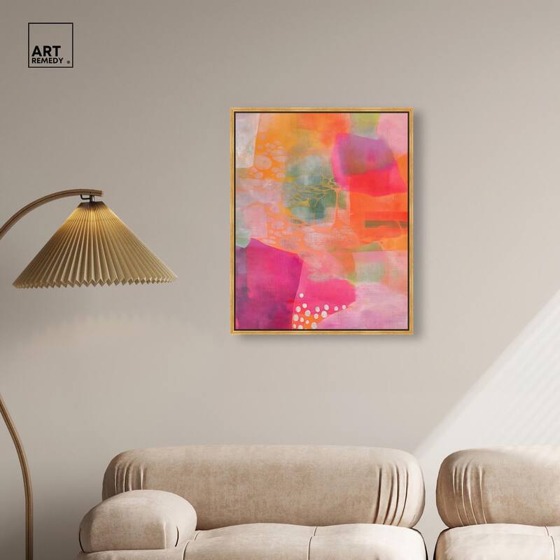 Garnet Gleam II Canvas by Art Remedy