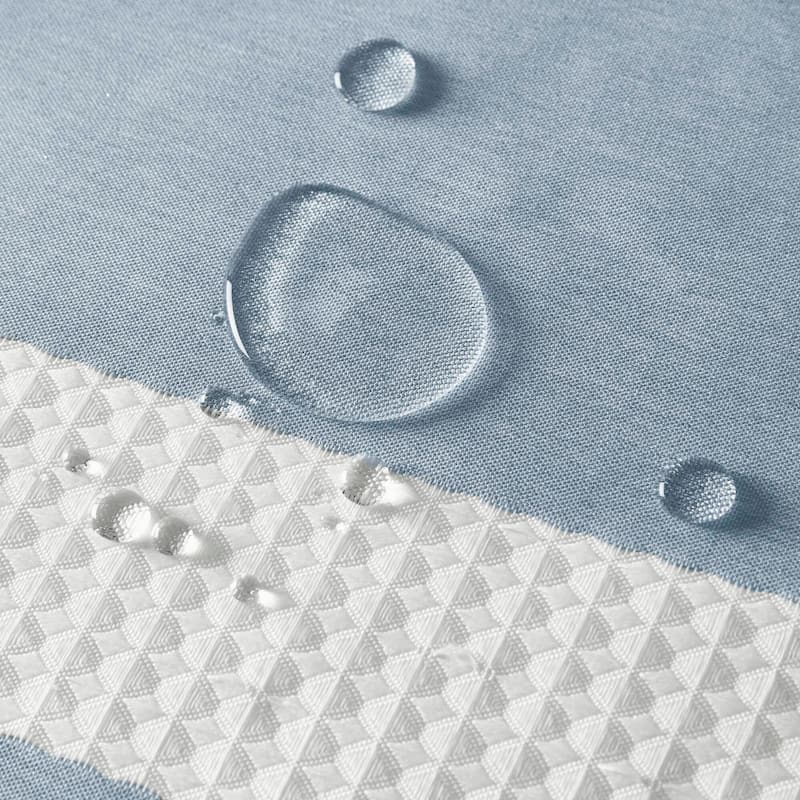 Madison Park Spa Waffle Shower Curtain with 3M Treatment