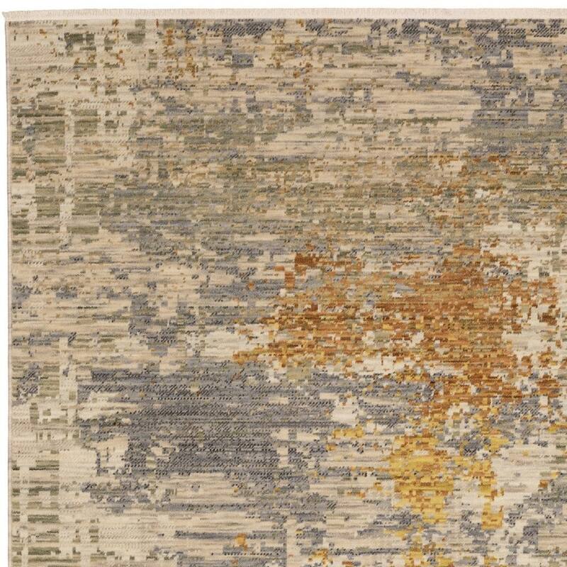HomeRoots Abstract Modern Rectangle Area Rug - 10' X 13'