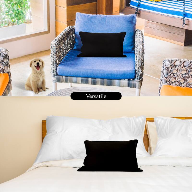 A1HC All-weather Waterproof Outdoor Throw Pillow Covers, Set of 2