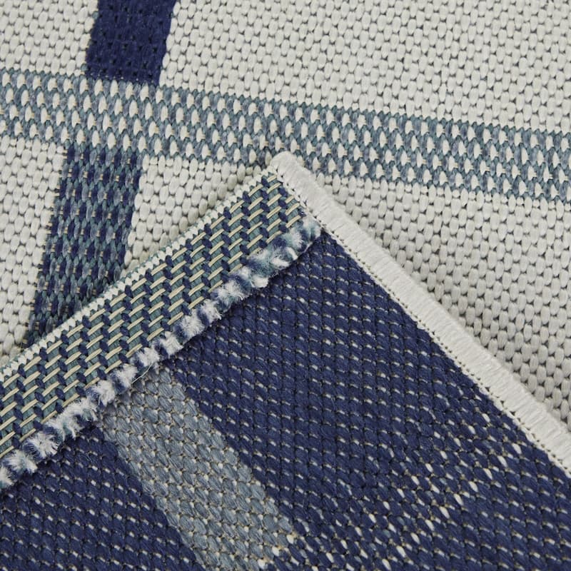 Kramer Modern Checkered Indoor/Outdoor Area Rug