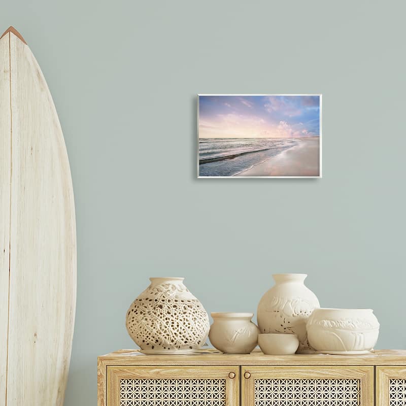 Stupell Receding Beach Shore Wall Plaque Art Design By Natalie Carpentieri