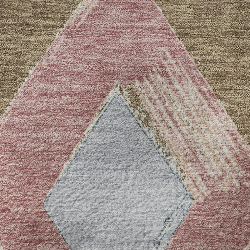 Premium Washable Super Soft Modern Diamond Mayfield Rug