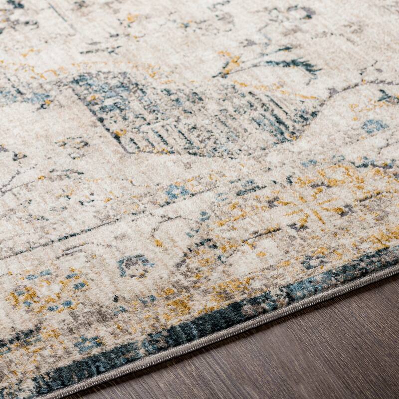 Livabliss Traditional Cardiff Medallion Area Rug