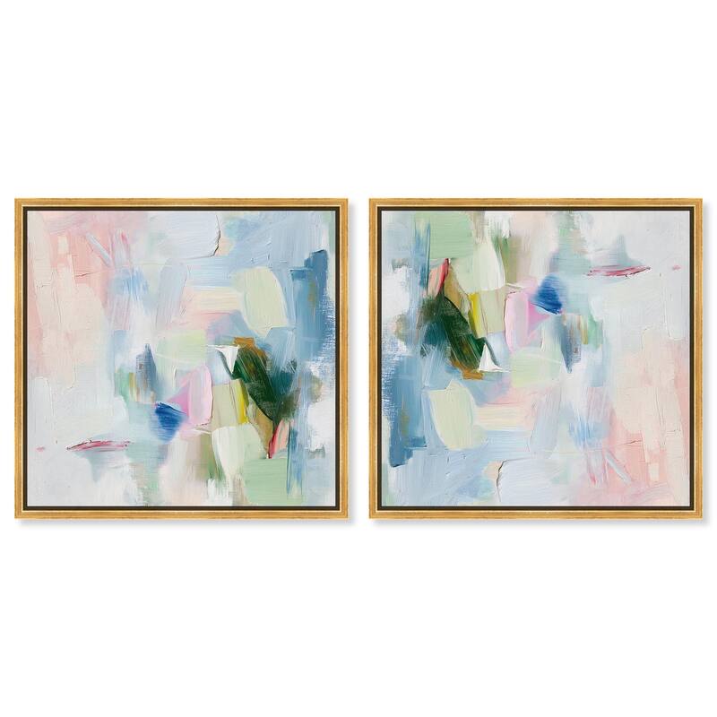 Floral Tin Canvas by Art Remedy - 20" x 20" - Silver