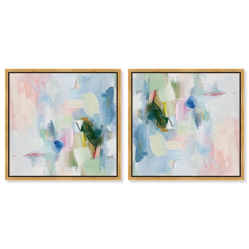 Turbulence I Canvas by Art Remedy - 12" x 12" - Silver