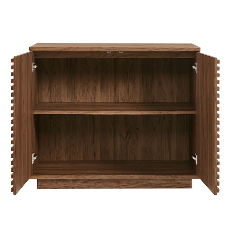 Render 2-Door Fluted Accent Cabinet