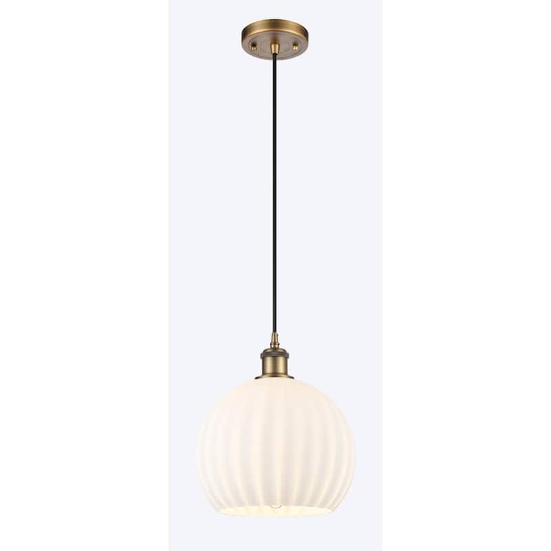 Innovations Lighting 516-1P-12-10 White Venetian Pendant White